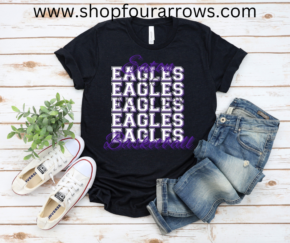 Eagles Shadow Design (Purple Font)